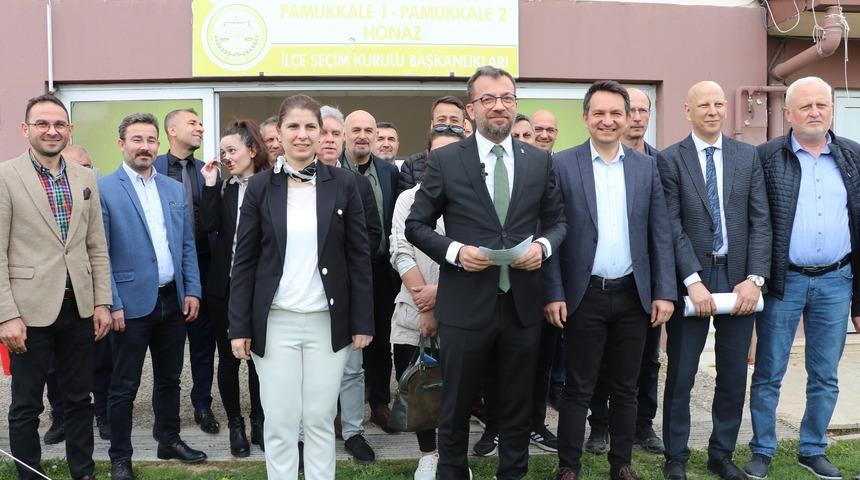 Denizli Pamukkale'de AK Parti, CHP'nin sandık görevlileri listesine itiraz etti