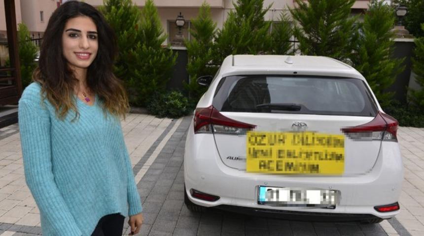 Arabasının arkasına bunu yazdı, herkes şaştı kaldı! 