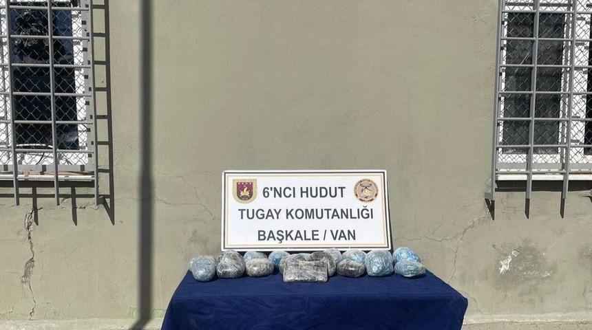 Van sınırında uyuşturucu ele geçirildi