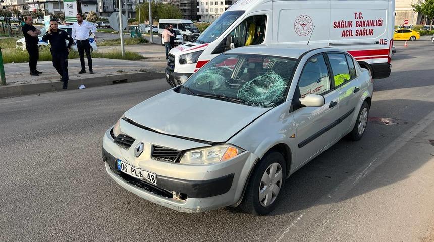 Kilis'te otomobil ile çarpışan motosikletin sürücüsü öldü