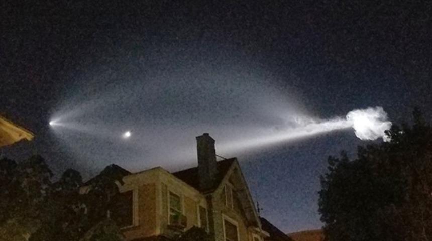 Gecenin karanlığı bu görüntüyle aydınlandı!