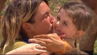 Survivor'da gözyaşları sel oldu! Minik Lidya annesinden bir an olsun ayrılmak istemedi