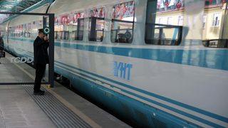 Ankara-Sivas Yüksek Hızlı Treni, ilk ücretsiz yolcularıyla Ankara'ya hareket etti