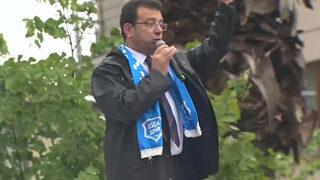 'Sesim kısık ama düzelir bugün' Ekrem İmamoğlu böyle konuştu 'Benim sesimi kimse kısamaz'
