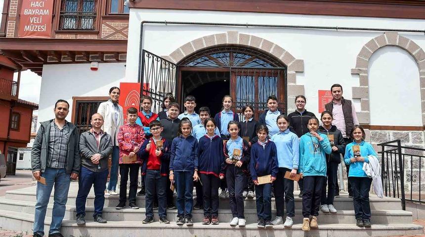 Hacı Bayram Veli Müzesi çocuklarla renklendi