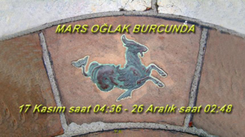 Mars Oğlak Burcunda