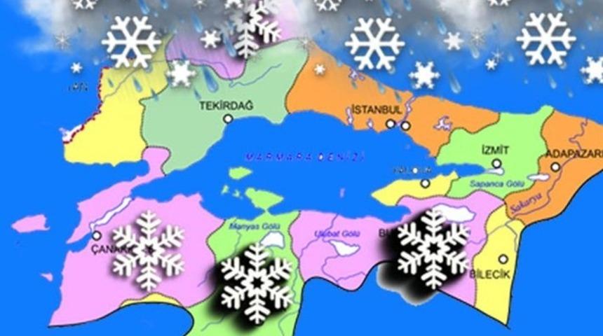 İstanbul'da kar yağışı başladı! İstanbul hava durumuyla ilgili son dakika açıklaması