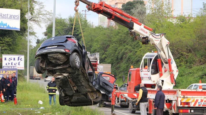 Giresun'da cenaze yolunda kaza! 2 ölü, 3 yaralı