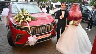 Bakan Varank söz verdi, Togg gelin arabası oldu