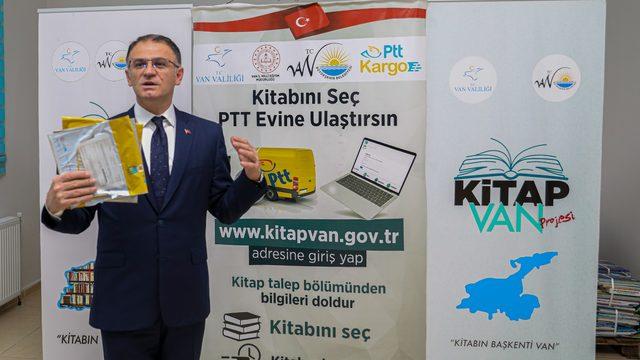 Van'da 65 bin kitap PTT kargo aracılığıyla öğrencilere ücretsiz ulaştırıldı