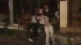 Üç kadını tekme tokat dövüp, zorla taksiye bindirdiler! O anlar kamerada