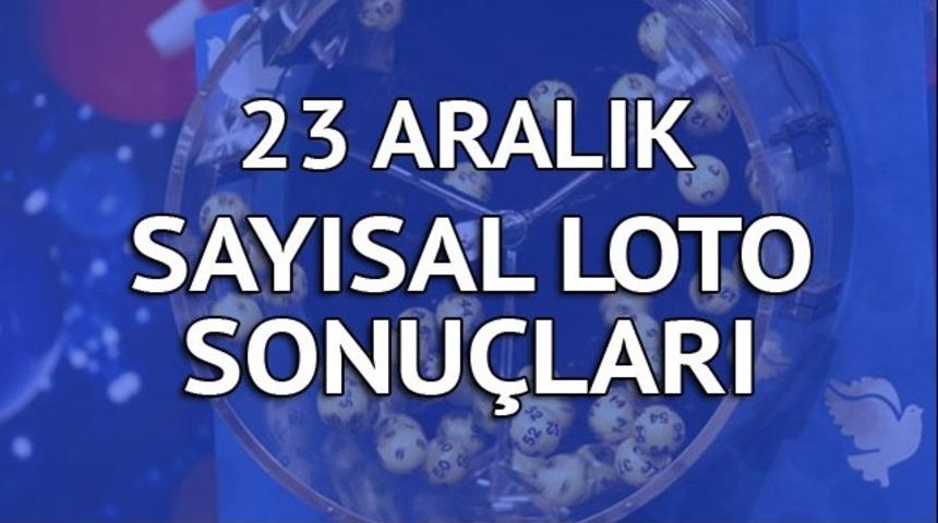 Sayısal Loto sonu&ccedil;ları 23 Aralık: B&uuml;y&uuml;k İkramiyeyi tek başına kazandı!