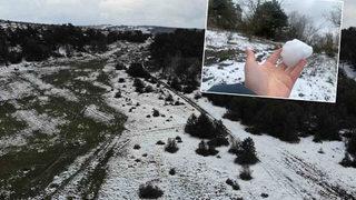 Nisan ayının sonunda kar sürpriziyle karşılaştılar! Büyük şaşkınlık yaşadılar... 'Nadiren oluyor' 