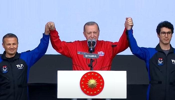 İlk Türk uzay yolcuları belli oldu! Erdoğan duyurdu: 14 gün kalacaklar 