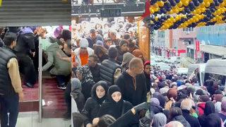Duyunca herkes oraya akın etti... Kepenkler açılınca izdiham çıktı! Ne buldularsa aldılar