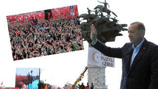 SON DAKİKA | Meydandaki görüntü dikkat çekti! Erdoğan'dan İzmir'de Millet İttifakı'na tepki Bizzat kendilerinin 'kumar masası' dedikleri masa rulet masası çıktı