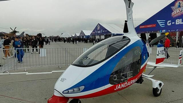 İlk kez gösterildi! Jandarma envanterine yeni katılan 'Cayrokopter'e büyük ilgi
