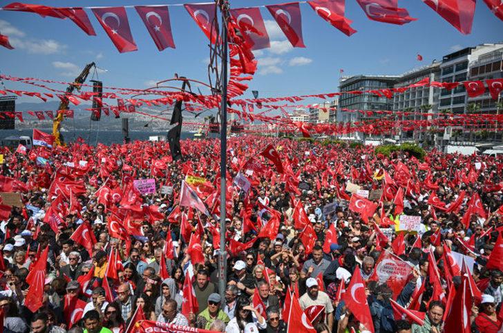 SON DAKİKA | Millet İttifakı'nın İzmir Mitingi başladı! Dikkat çeken mesajlar