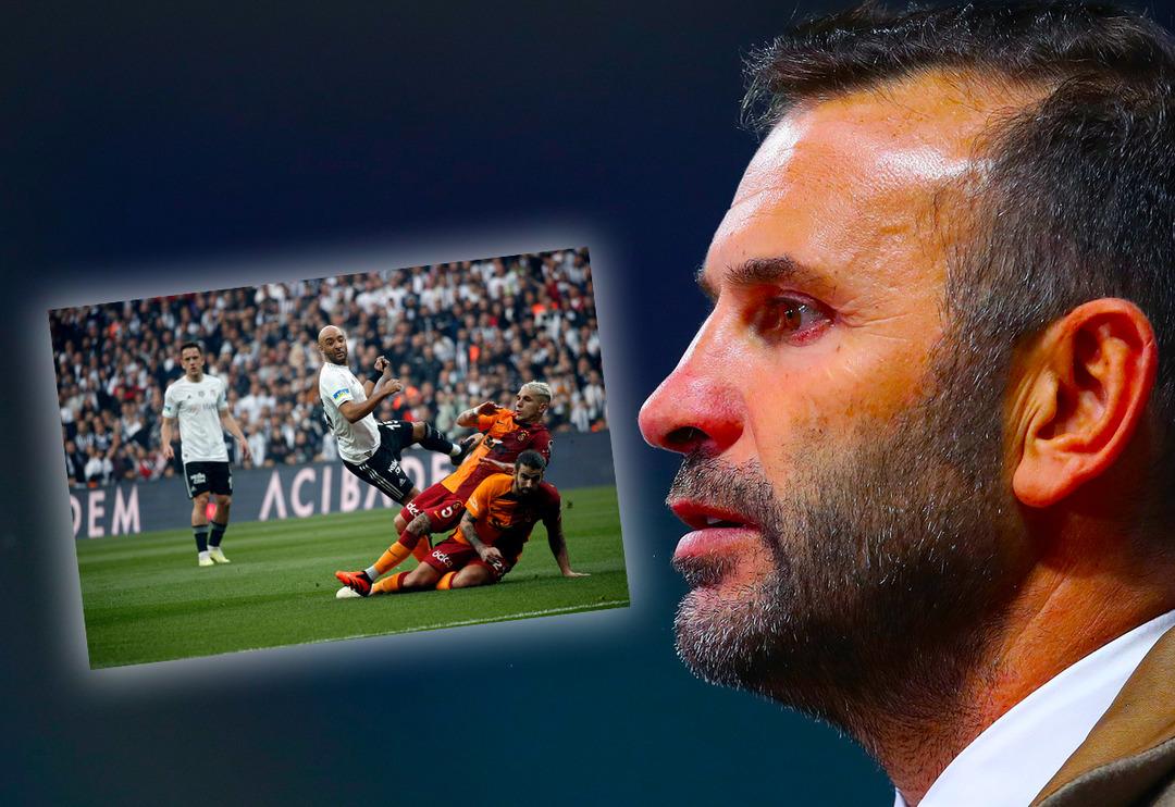 Galatasaray teknik direkt&ouml;r&uuml; Okan Buruk'tan Beşiktaş yenilgisi sonrası a&ccedil;ıklama: Golden &ouml;nce faul var! 
