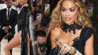 Met Gala yine olay... Rihanna'dan Rita Ora'ya geceye damga vuran ünlüler