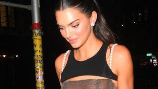 Kendall Jenner MET Gala parti tarzıyla olay oldu! Sanki elbise eksik kalmış