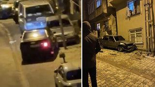 Eski damat dehşeti kamerada! Kayınpederinin aracını böyle parçaladı