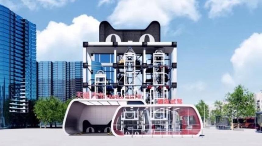 Çinlilerden dev araba otomatı