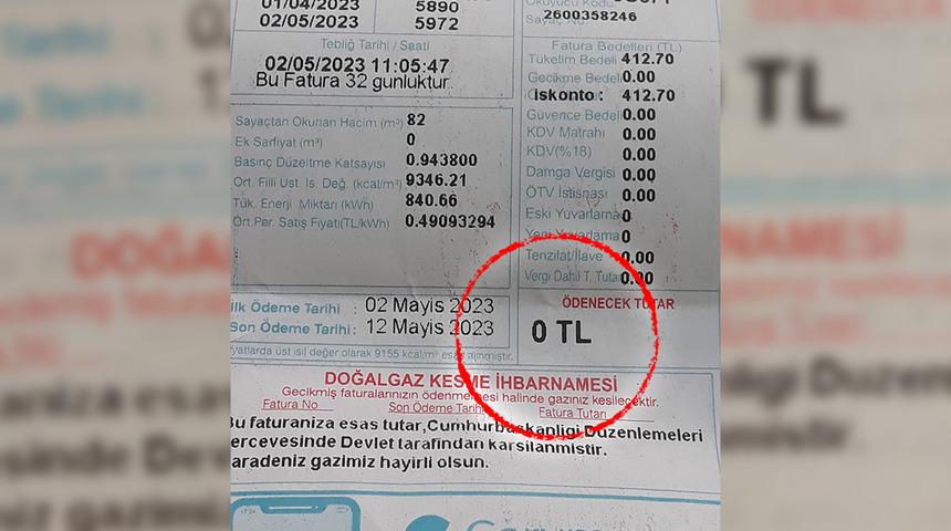 Ücretsiz olacağı duyurulmuştu: '0 TL' doğal gaz faturaları evlere gelmeye başladı! 