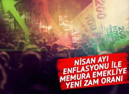 SON DAKİKA | Nisan ayı enflasyonu açıklandı: Memur ve emekli için 4 aylık zam oranı kesinleşti! İşte refah payı ile yeni zamlı maaş tablosu... 