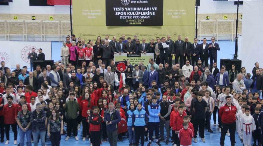 Samsun’da 269 amatör spor kulübüne 7,1 milyon liralık destek