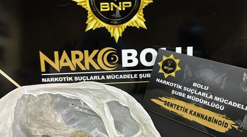 Bolu'da yolcu otobüsünde uyuşturucuyla yakalanan kişi tutuklandı