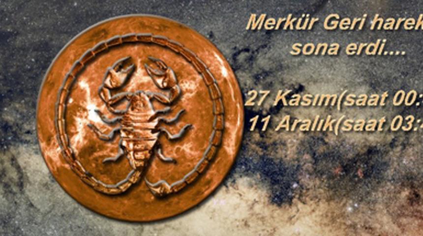 Merk&uuml;r Geri Hareketi Sona Erdi