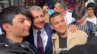 Lise öğrencisinin 'takipçi' isteği Bakan Koca'yı gülümsetti: Siz de beni etiketleyin