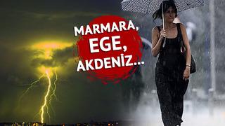 Sıcaklıklar düşecek, gök gürültülü sağanak yağışlar geliyor! Meteoroloji il il açıklayıp uyardı: Marmara, Ege, Akdeniz...