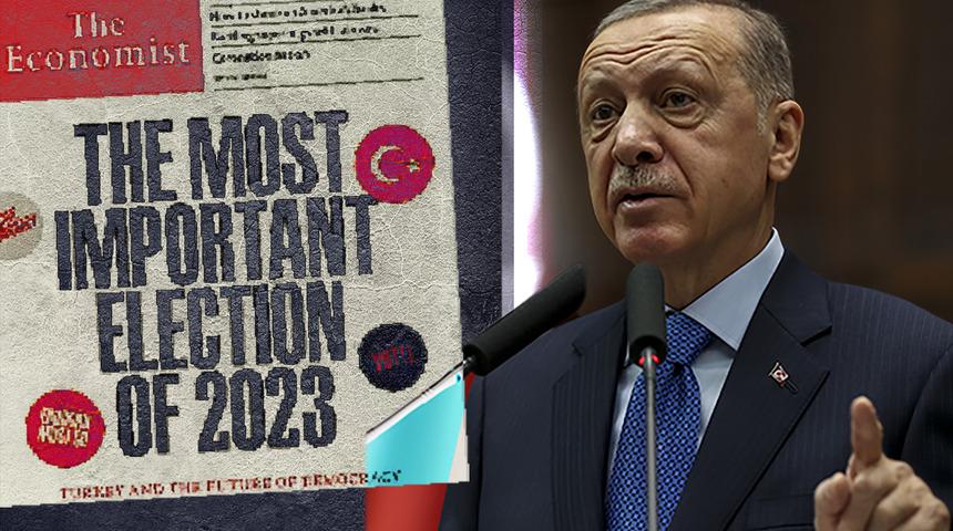 Son dakika | Erdoğan The Economist'in gündem olan kapağına sert çıktı! "Küresel güçlerin operasyon aygıtı..."