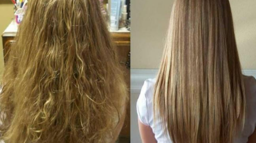 Isısız saç düzleştiren maske tarifi! Düzleştirici kullanmadan hayalinizdeki saçlara kavuşun