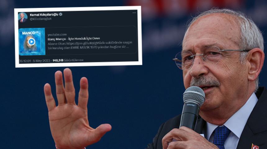 Kemal Kılıçdaroğlu'ndan Barış Manço'lu paylaşım: "İşte Hendek İşte Deve"