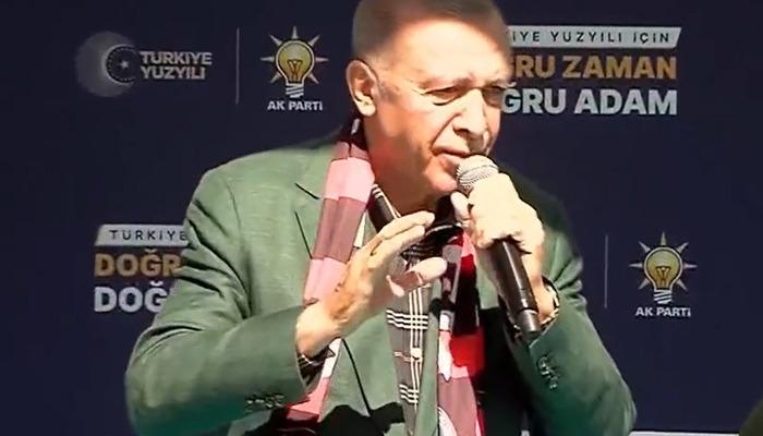 Erdoğan Van'da muhalefete yüklendi! "Ahlaksızca atılan o sloganlar..."