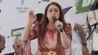 Yeşil Sol Parti mitinginde konuştu... Skandal sözler! 'Kapısını parça parça edeceğiz'