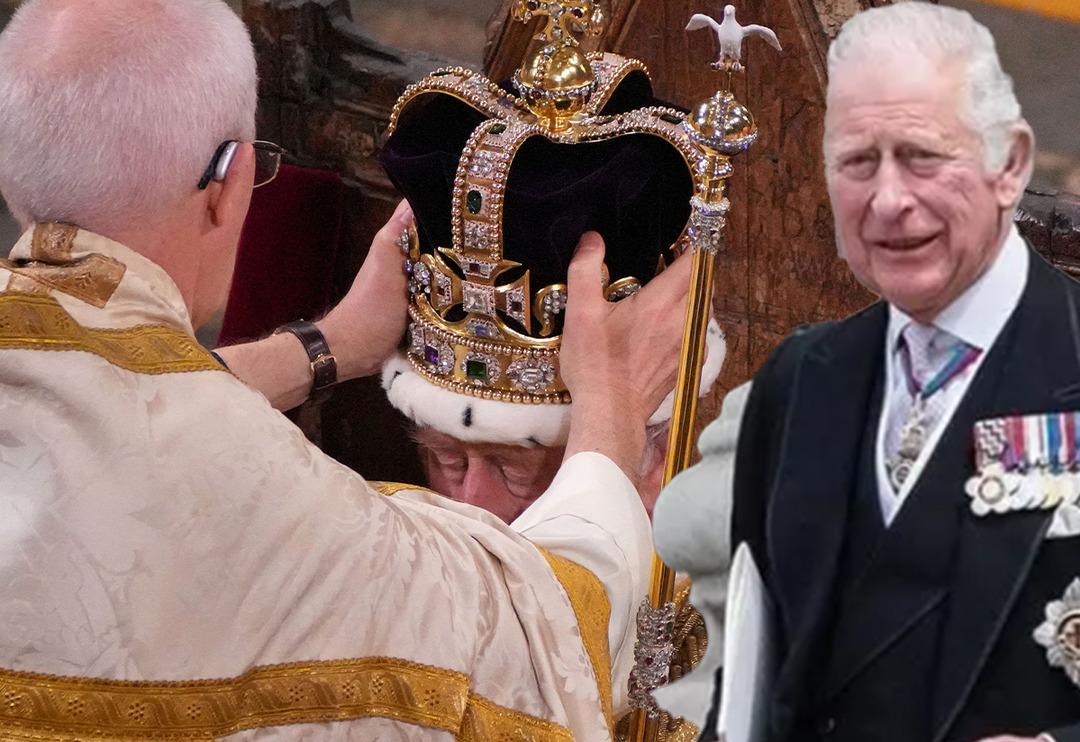 İngiltere i&ccedil;in b&uuml;y&uuml;k g&uuml;n geldi! Kral III. Charles resmen İngiltere Kralı oldu... Eşi Camilla ile birlikte ta&ccedil; giydi