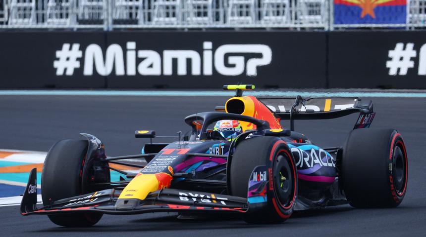 F1 Miami GP'sinde pole pozisyonu Perez'in