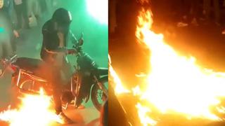 Asker eğlencesinde korku dolu anlar! Alevlerin içinde kaldı... 