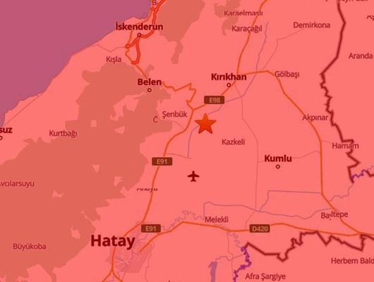 AFAD duyurdu! Hatay'da 4.7 büyüklüğünde deprem