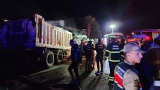 Hatay'daki korkunç kazada hayatını kaybedenlerin sayısı 13'e yükseldi