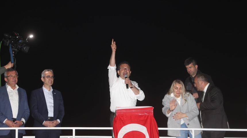 İBB Başkanı Ekrem İmamoğlu, Sabiha G&ouml;k&ccedil;en Havalimanı'nda konuştu: