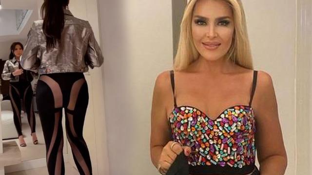 Selin Ciğerci transparan taytına eleştiri yağınca açıklama yaptı! Dekolte giymeyi...