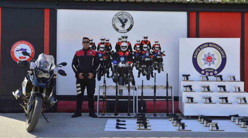 Adana’da 145 ruhsatsız silah ele geçirildi