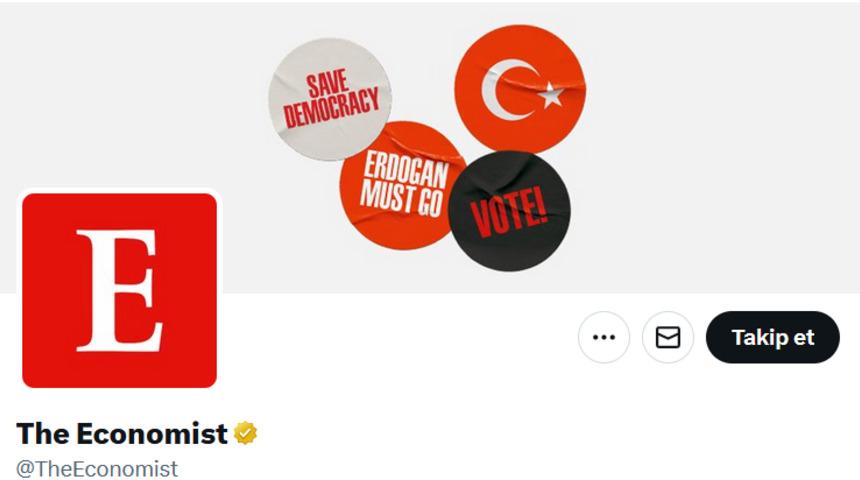 The Economist dergisinin Twitter kapak fotoğrafına AK Parti'den sert tepki