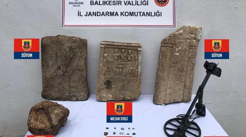 Balıkesir'de tarihi eser operasyonunda 1 kişi yakalandı