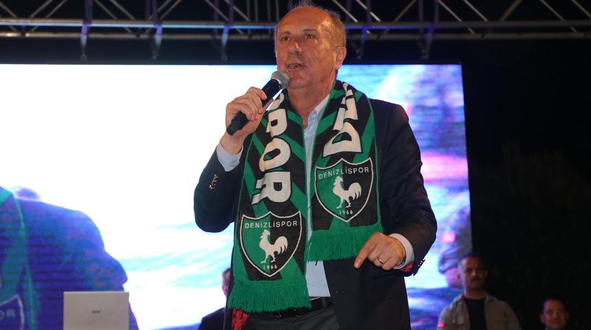 Cumhurbaşkanı adayı Muharrem İnce Denizli'de konuştu: